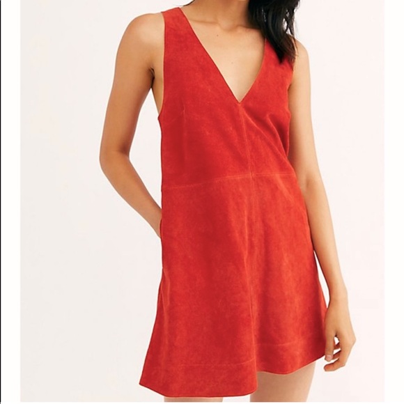 Free People Dresses & Skirts - Free People Retro Love Suede Mini Dress